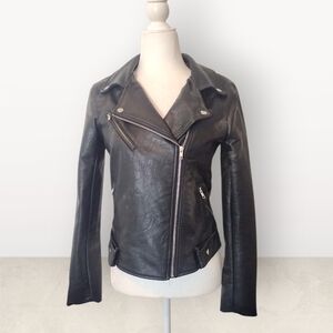 Romeo & Juliet Couture Black Biker Jacket Size Medium New With Tags